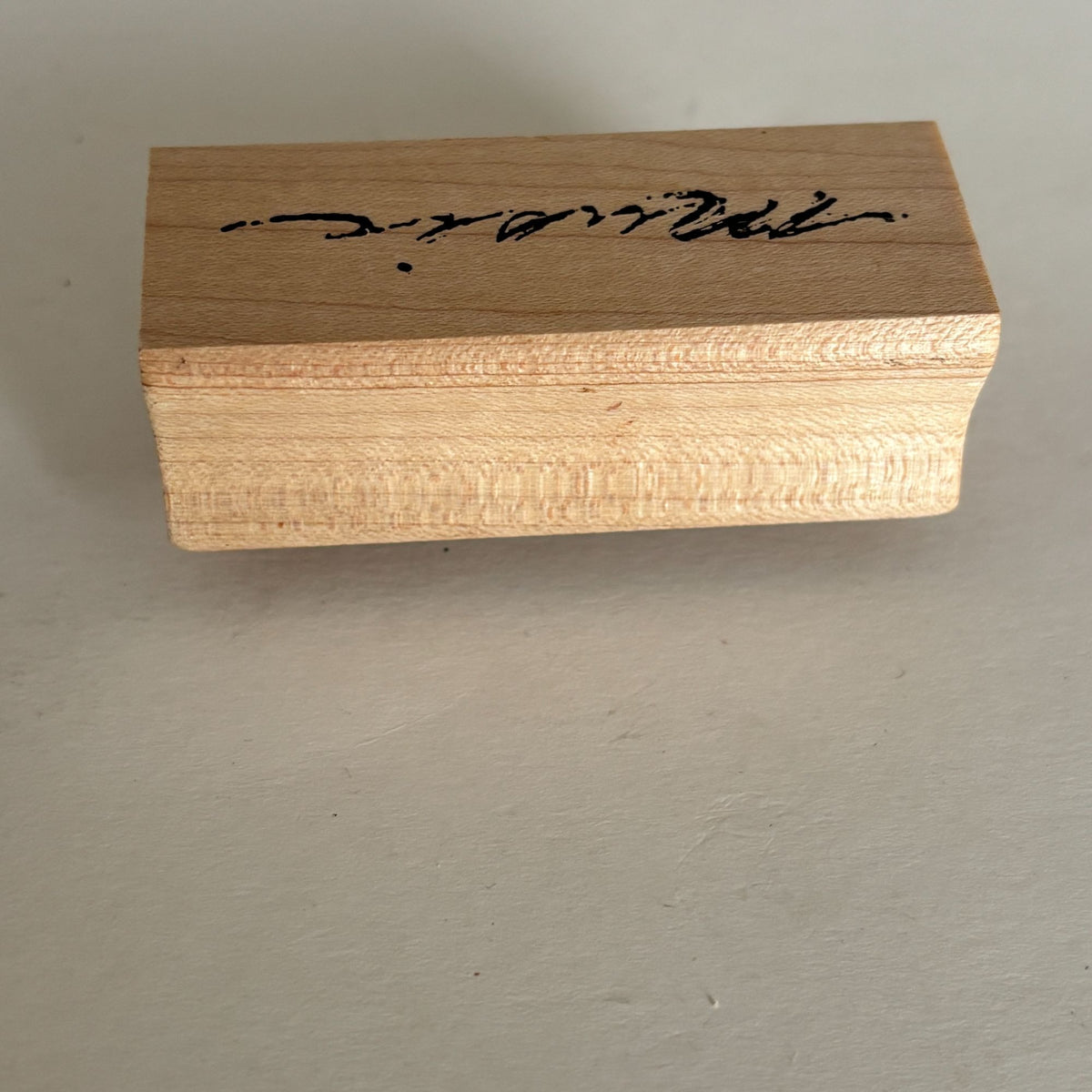 Art Impressions Rubber Stamp Music Cardmaking Word Musician Elegant Script Craft Calligraphy Scrapbooking