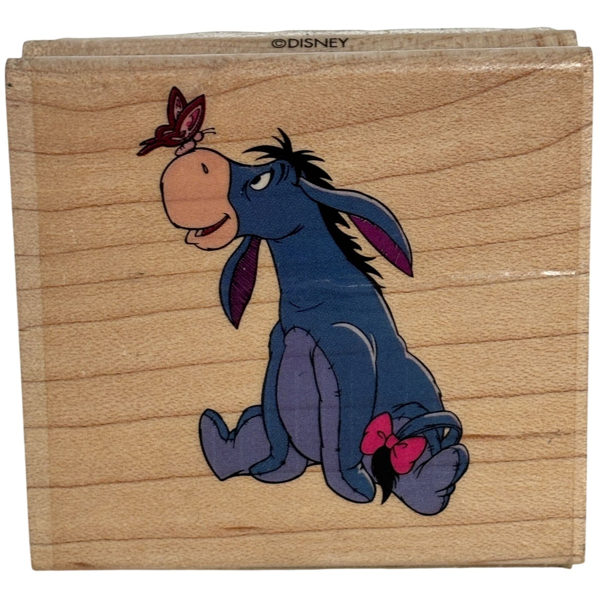 All Night Media Rubber Stamp Disney Eeyore Butterfly Cardmaking Winnie the Pooh