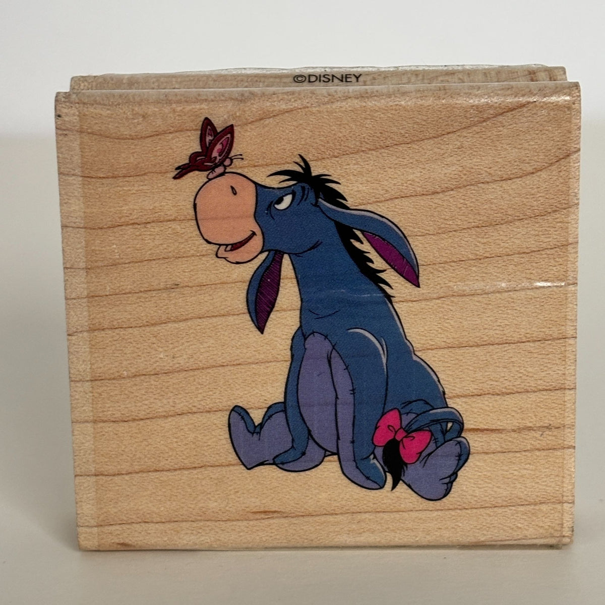All Night Media Rubber Stamp Disney Eeyore Butterfly Cardmaking Winnie the Pooh