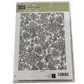 Stampin Up Clear Mount Rubber Stamps Set Something Lacy Floral Background Flower