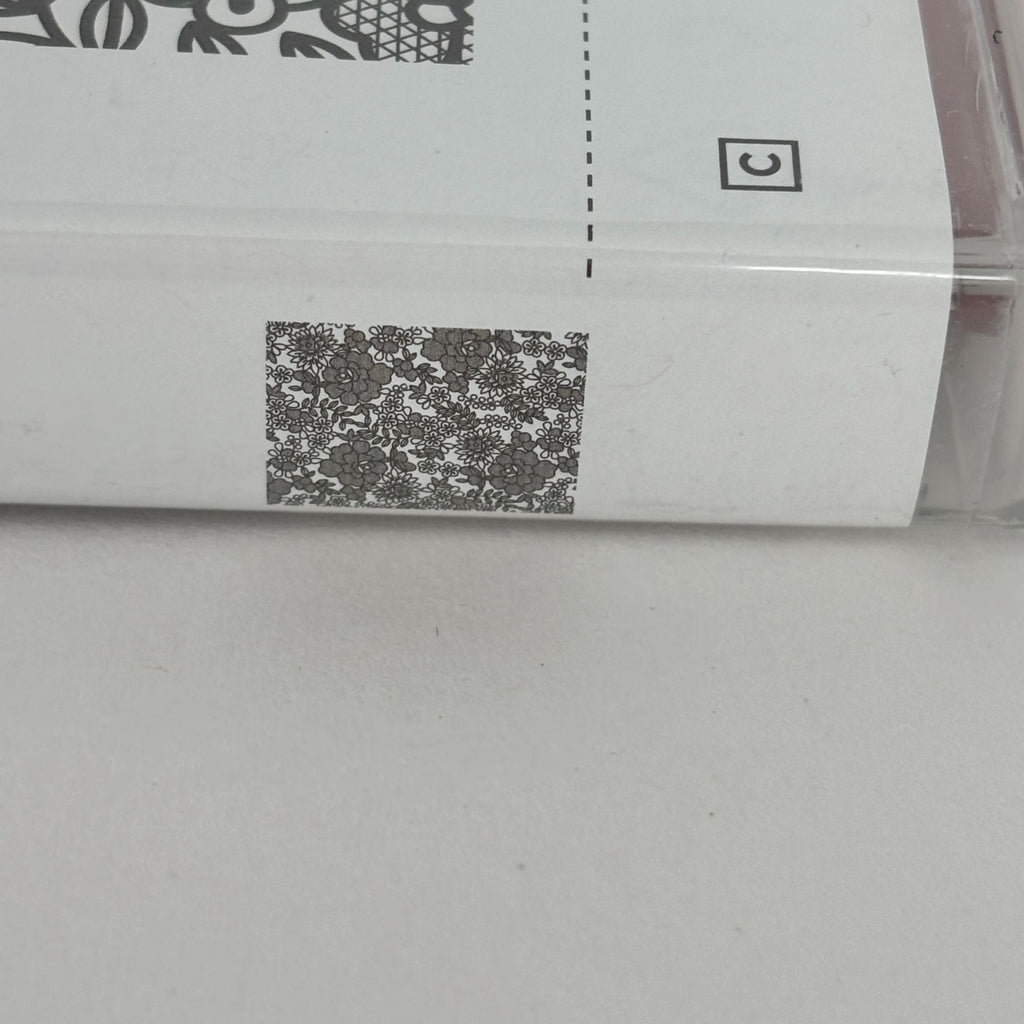Stampin Up Clear Mount Rubber Stamps Set Something Lacy Floral Background Flower