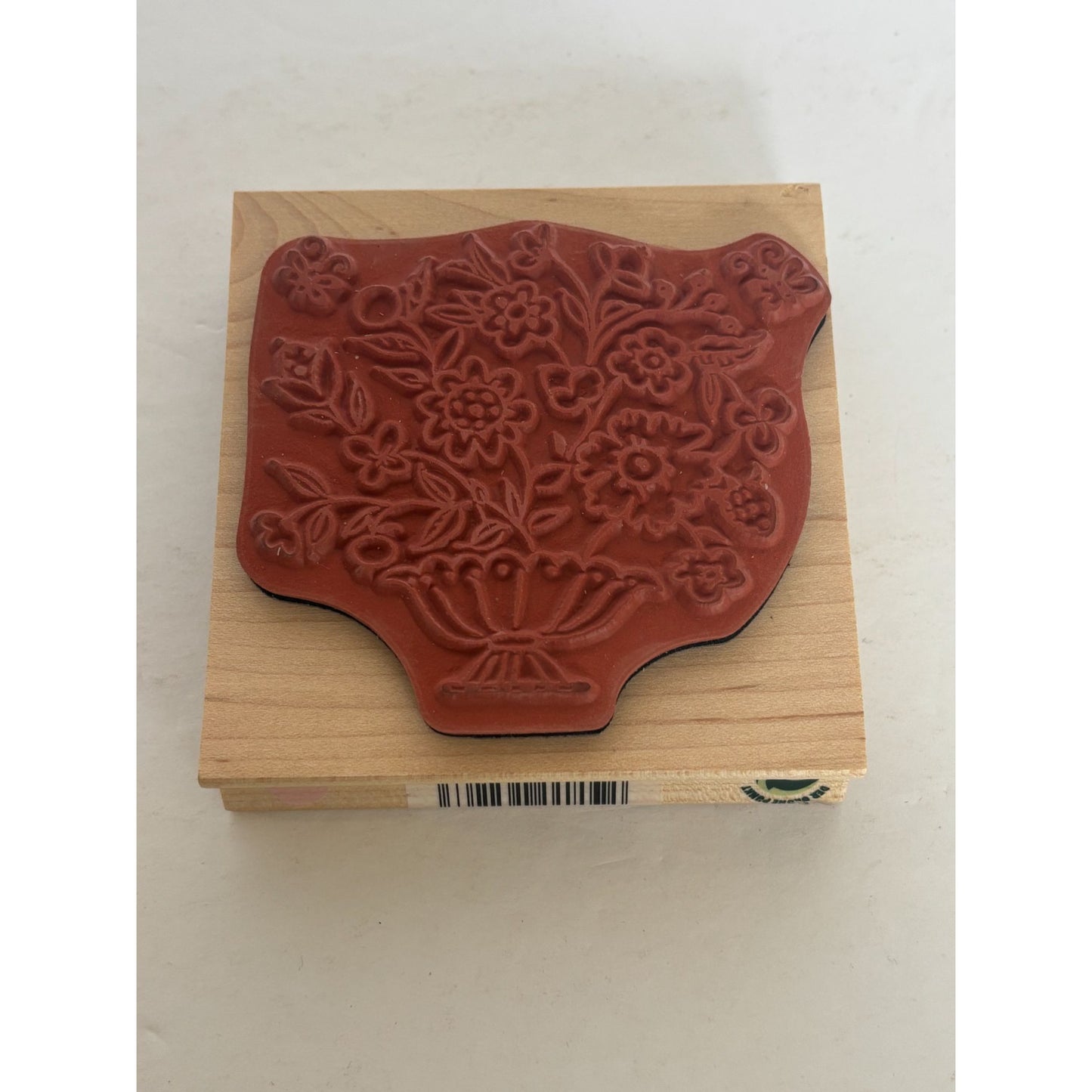All Night Media Rubber Stamp Flower Display Bouquet Card Making Brenda Walton