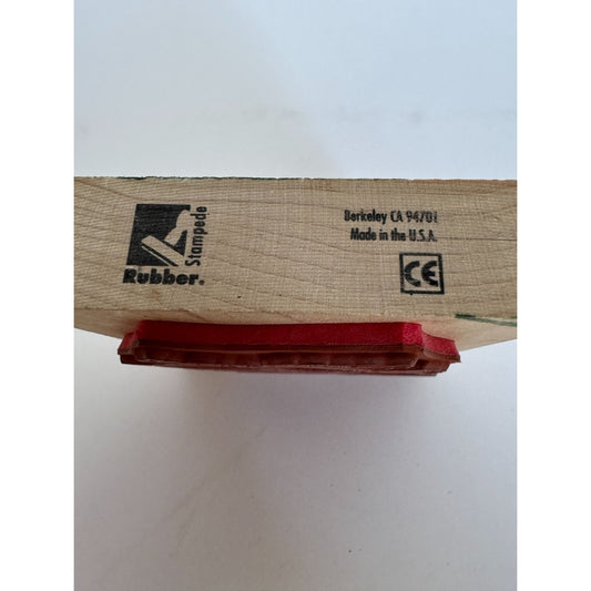 Rubber Stampede Rubber Stamp Plums Fruit on Stem Leaf Baking Food Card Making