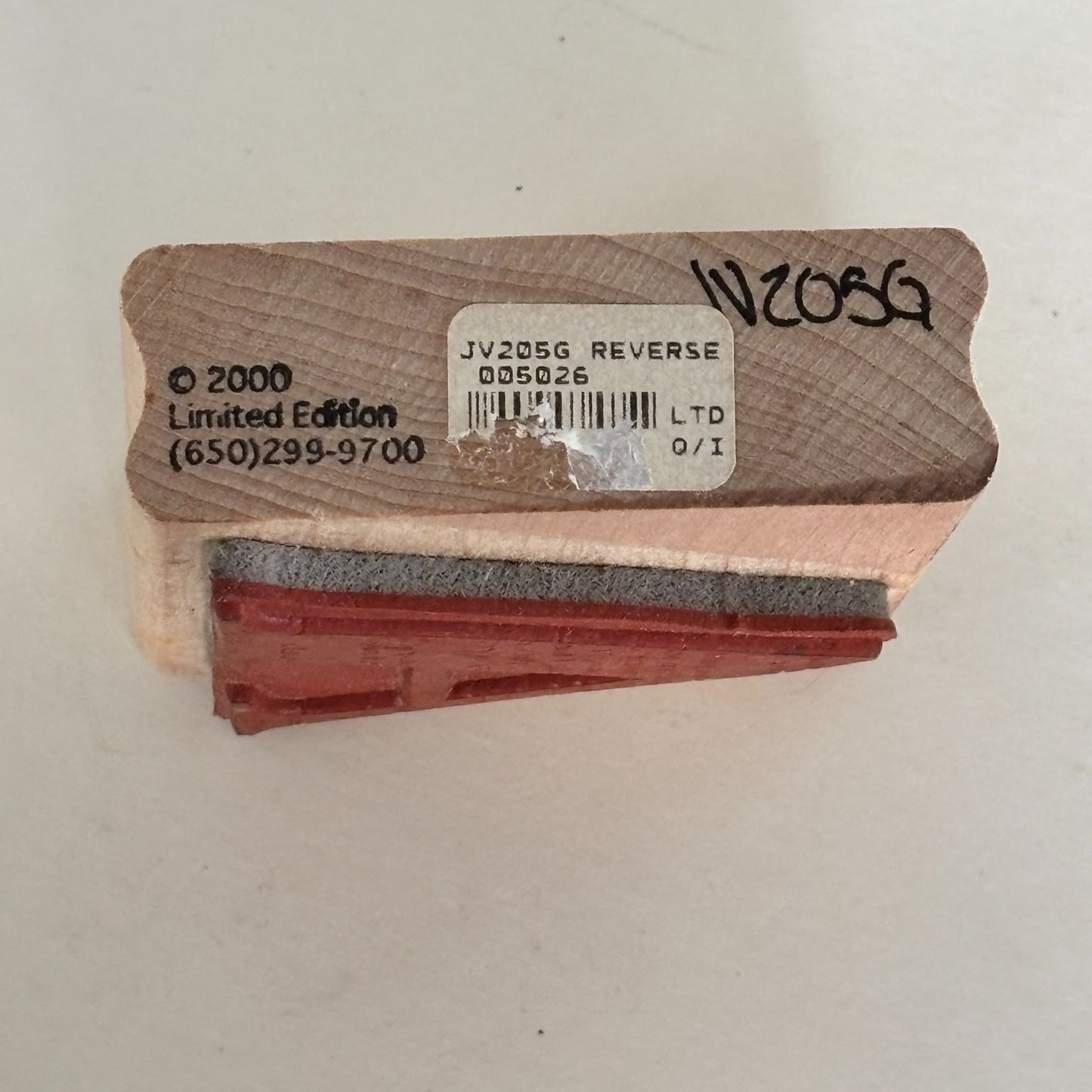 Limited Edition Rubber Stamp Block Letter A Text Background Collage Mixed Media Cardmaking Craft