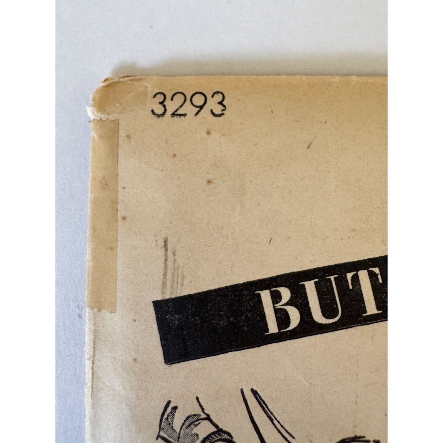 1945 Butterick 3293 Vintage 40s Skirt Sewing Pattern WWII Pleated Skirt Size 18 Waist 30 Hip 39