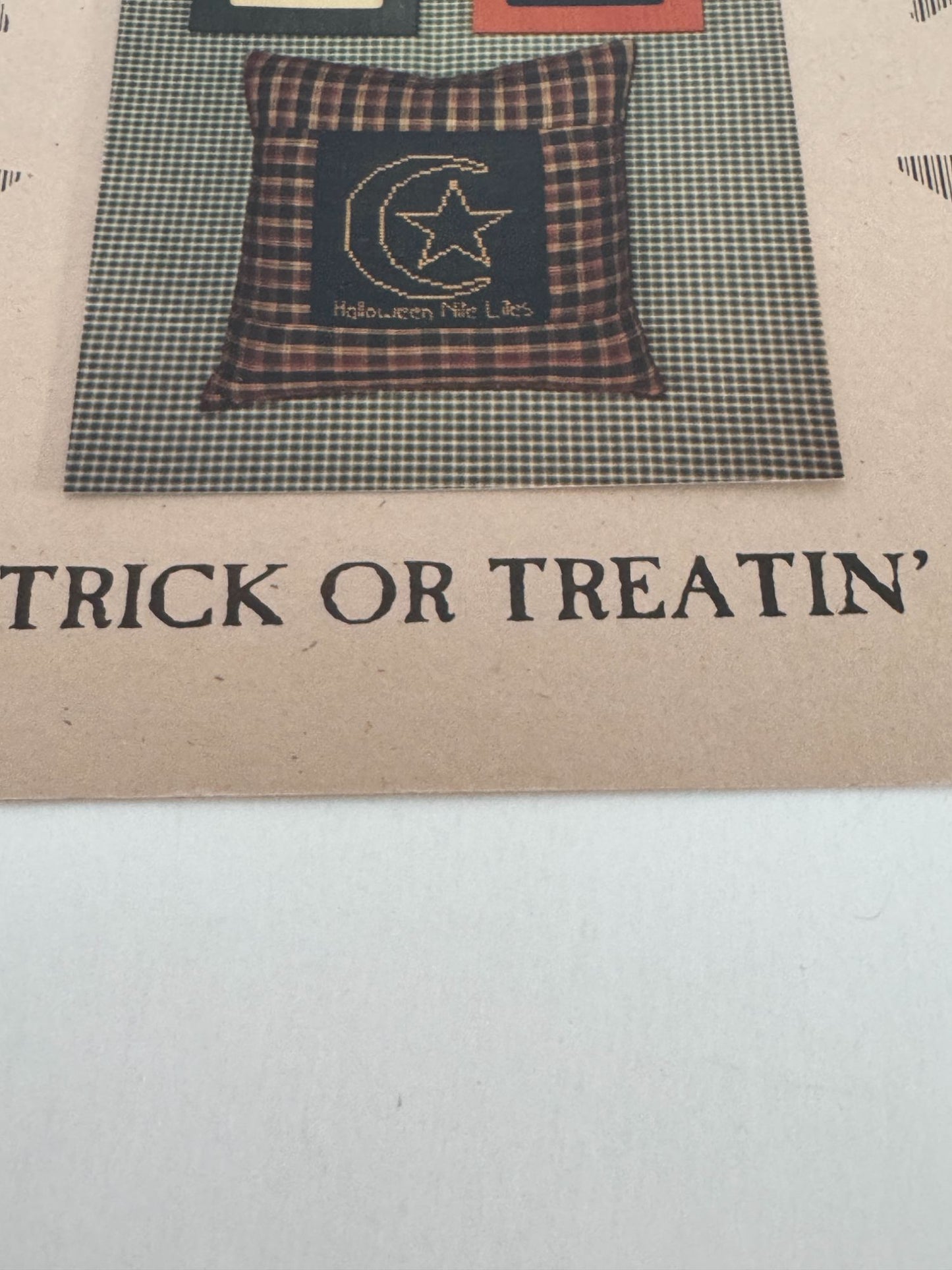 Stitches From The Heartland Cross Stitch Patterns Halloween Trick or Treatin