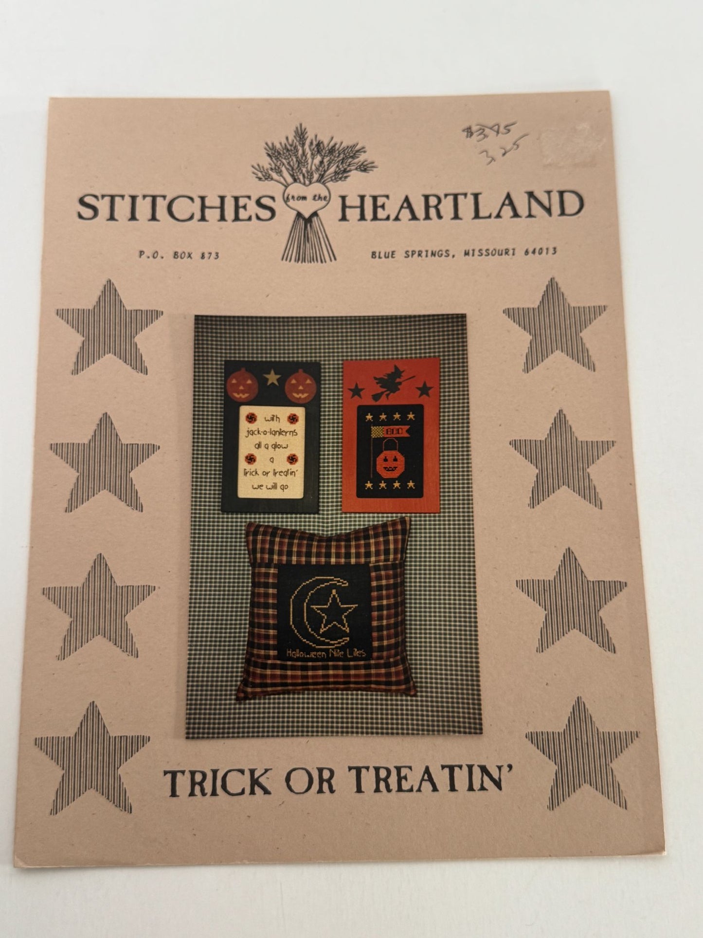 Stitches From The Heartland Cross Stitch Patterns Halloween Trick or Treatin