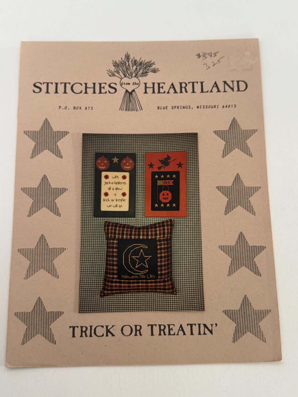 Stitches From The Heartland Cross Stitch Patterns Halloween Trick or Treatin
