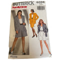 Butterick Sewing Pattern 6066 Work Jacket Top Skirt Shorts Career 6 8 10 Uncut