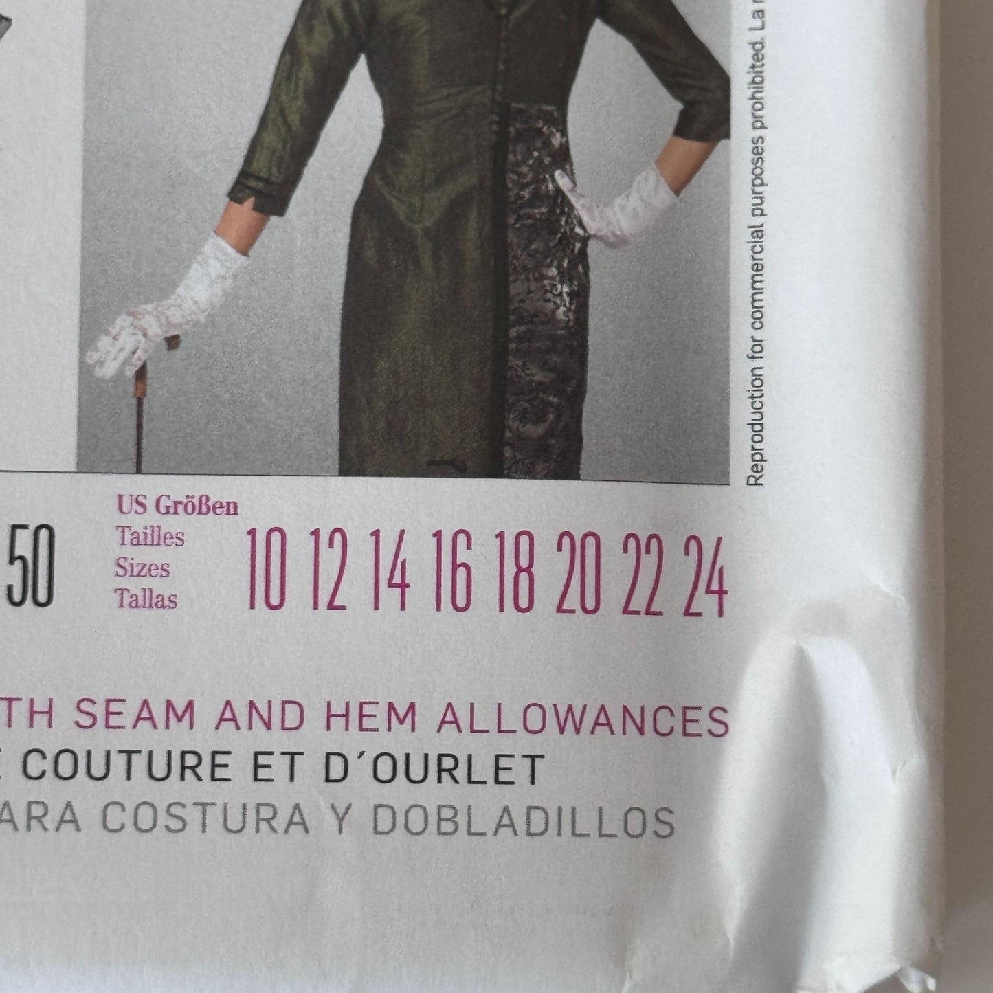 Burda Sewing Pattern 7029 Belle Epoque Dress Edwardian Costume 10-24 Uncut Lace Gusset
