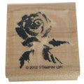 Stampin Up Wood Rubber Stamp Watercolor Flower Rose Garden Romantic Card Making