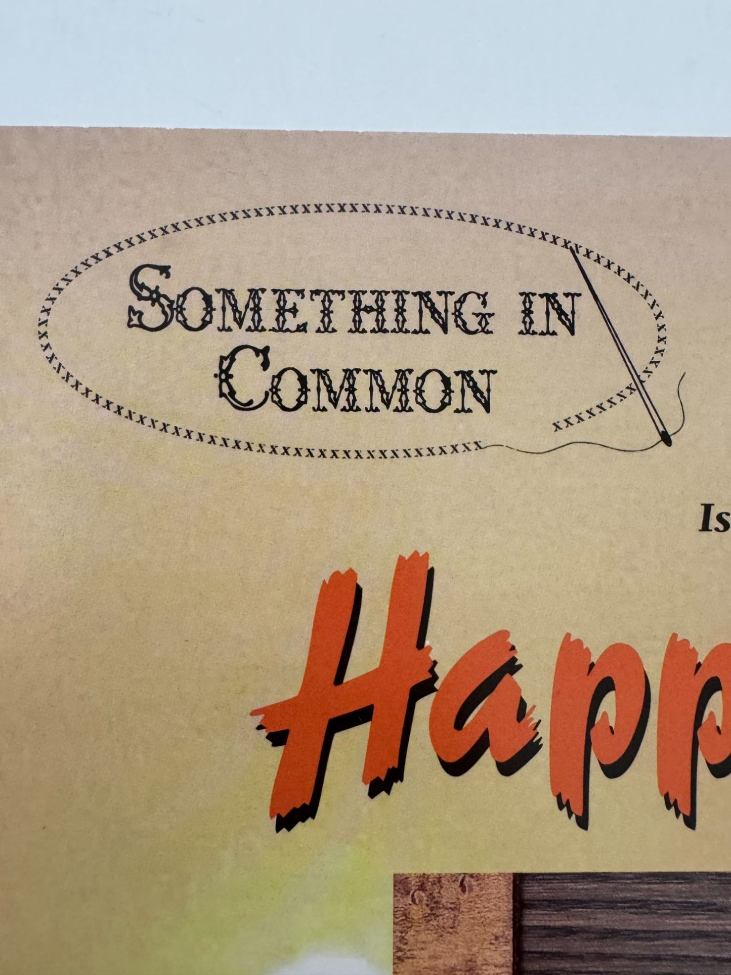 Something In Common Cross Stitch Pattern Chart Happy Camper Cat Kitten Pet Funny