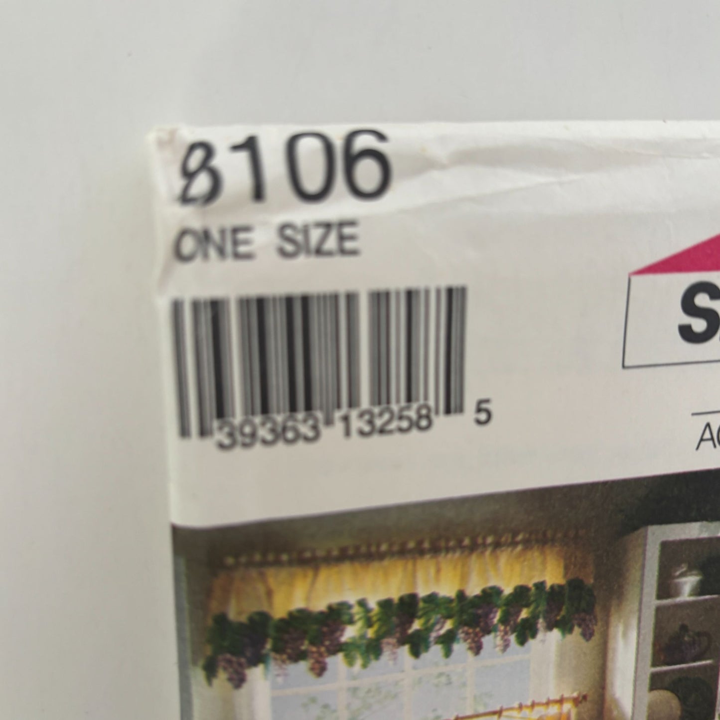 Simplicity House Sewing Pattern 8106 Kitchen Essentials Apron Curtain Home Decor