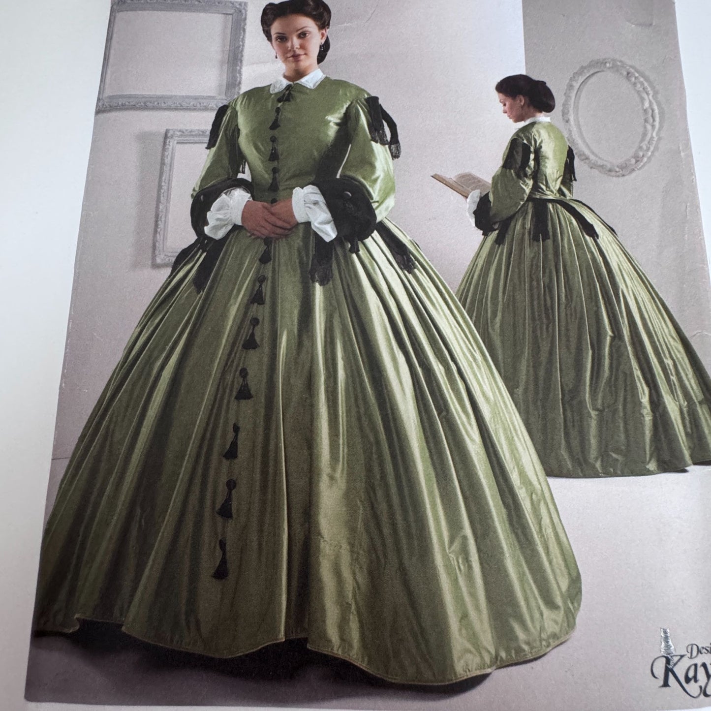 Simplicity Sewing Pattern 2887 Civil War Dress Costume Victorian Gown 16-24 Uncut Halloween