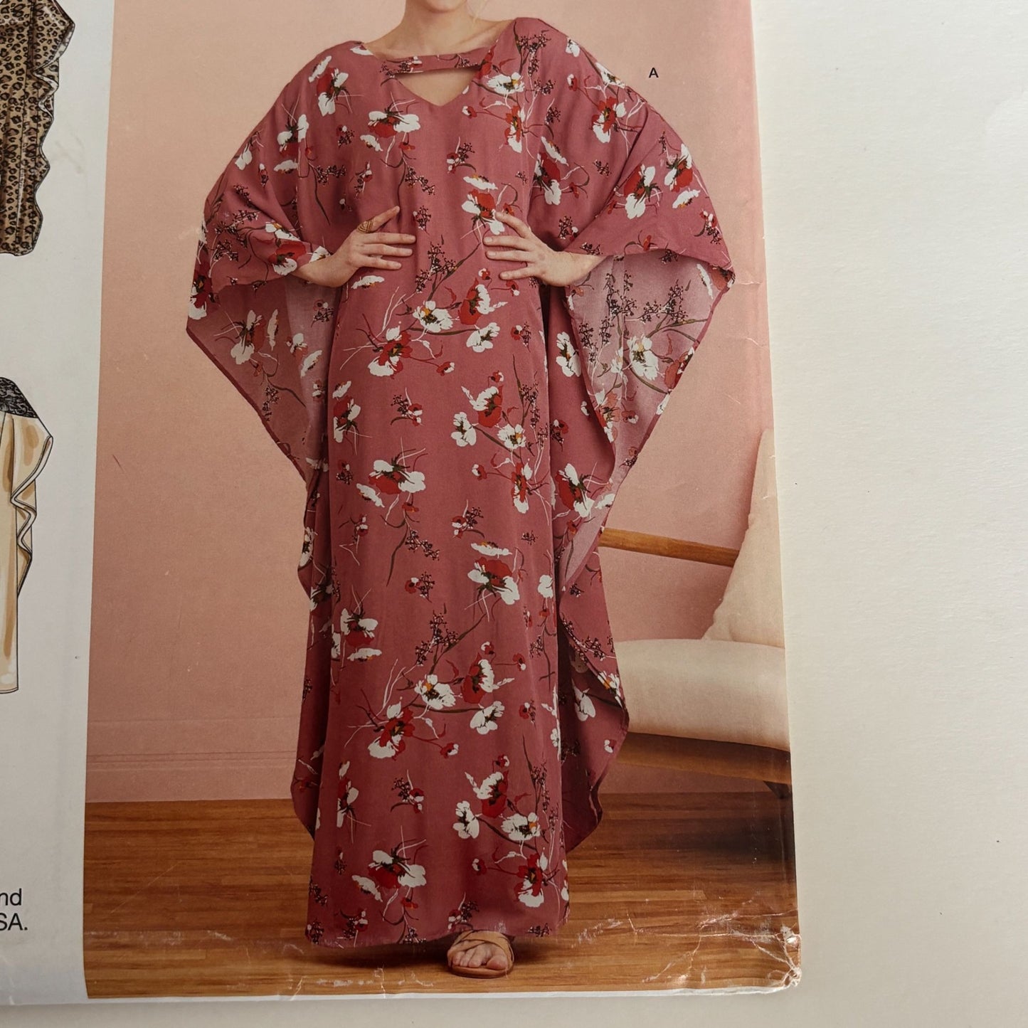 Simplicity Sewing Pattern R11103 Caftan Boho Kaftan Dress Resort Wear 6-24 Uncut Lounge 2021
