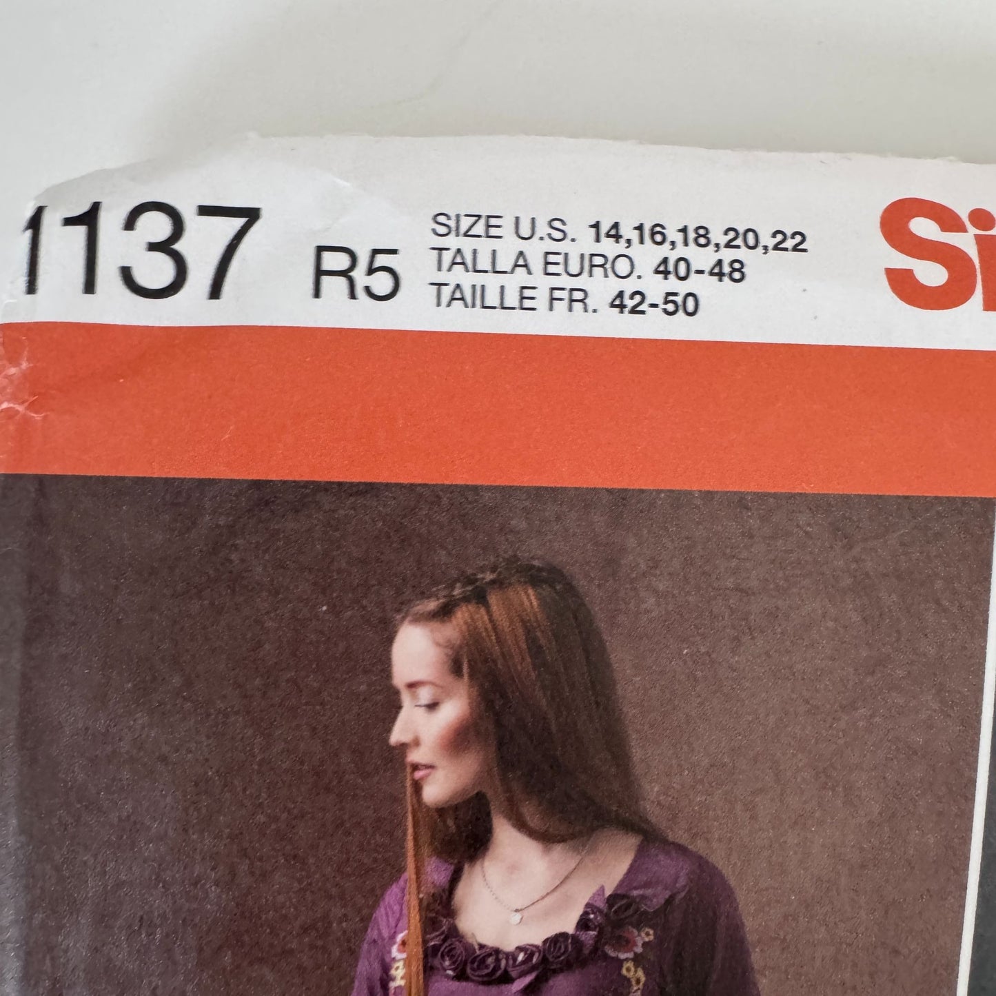 Simplicity Sewing Pattern 1137 Costume Dress Medieval Gothic Dark Romance 14-22 Uncut Fantasy Cosplay