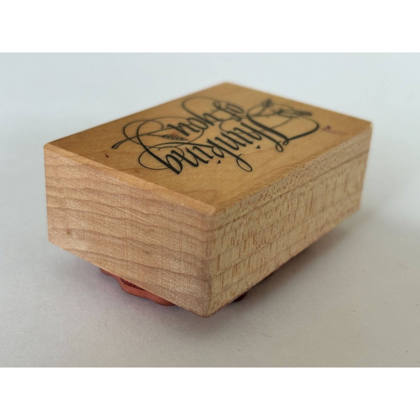 PSX Rubber Stamp Thinking of You Card Making Words Sentiment C745 Sympathy Rose