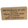 Northwoods Rubber Stamp Happy Thanksgiving Quote Card Making Sentiment Words Good Life