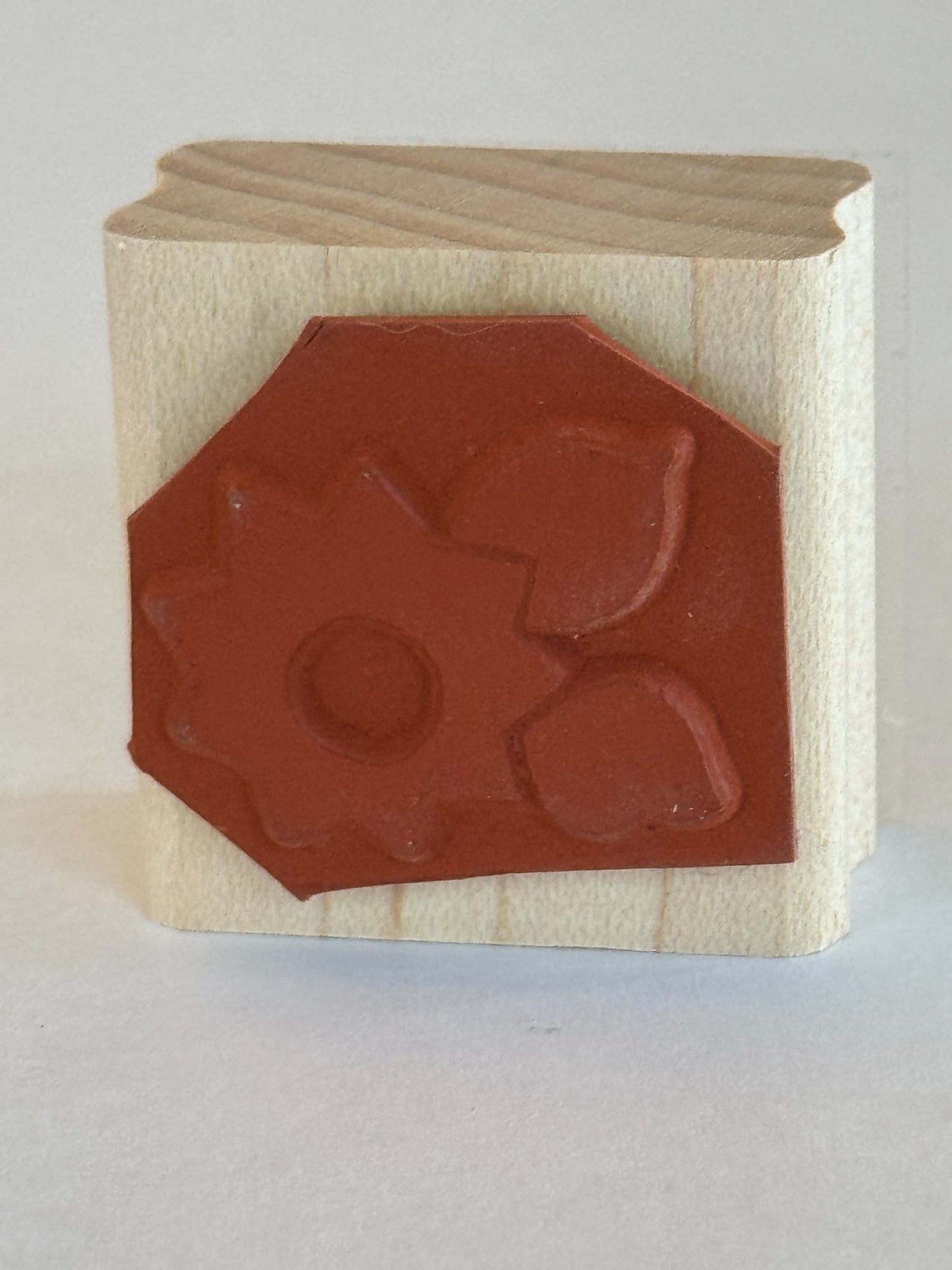 Stampin Up Rubber Stamp Set Cherries Checks Posies Floral Cherry Flower Craft