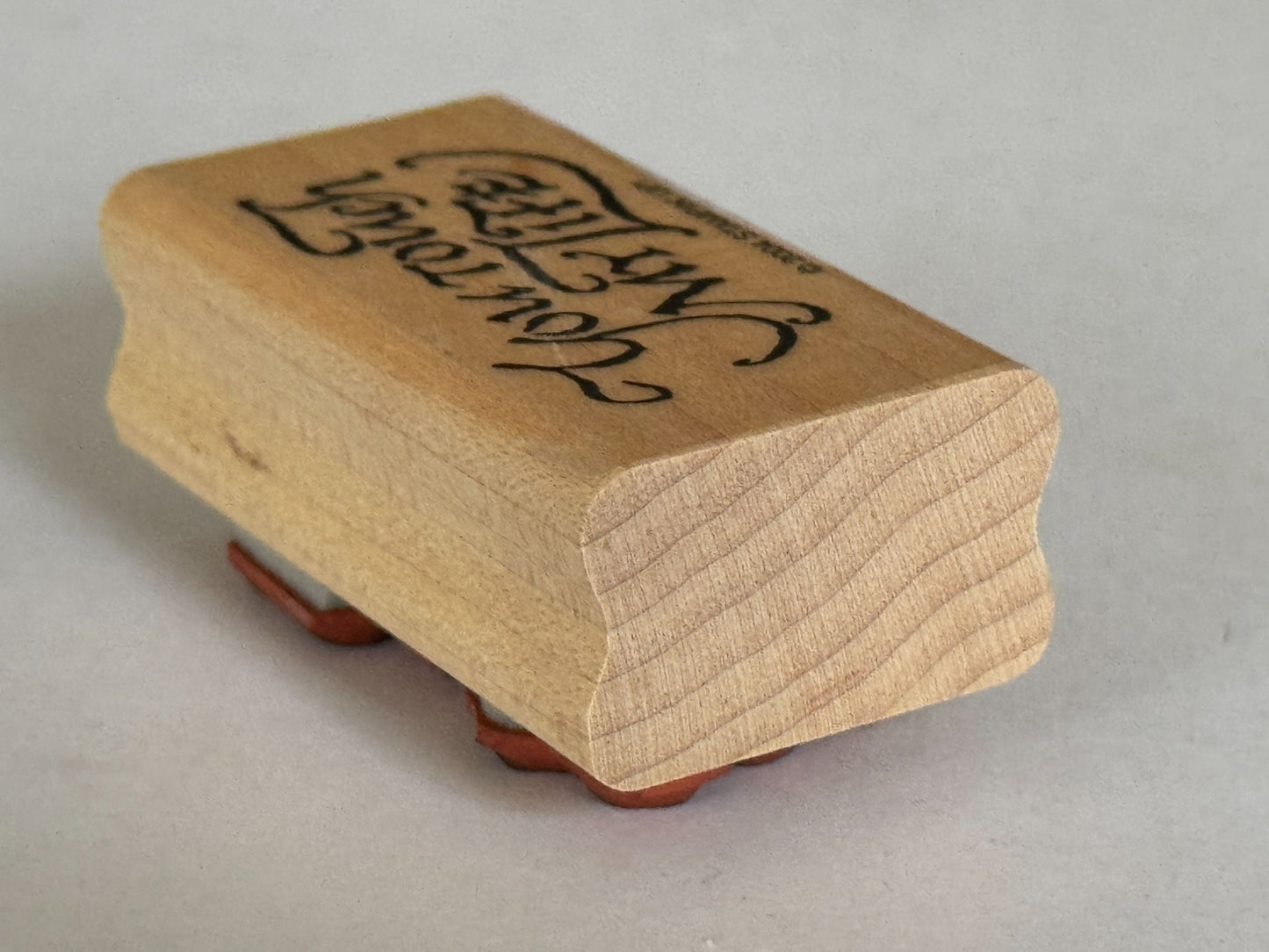 Stampin Up Rubber Stamp You Touch My Life Card Making Sentiment Words Friendship