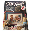 For The Love Of Cross Stitch Magazine July 1992 Patriotic Teddy Bears Strawberry