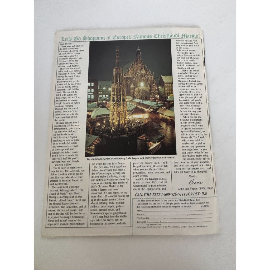 For The Love Of Cross Stitch Magazine July 1992 Patriotic Teddy Bears Strawberry