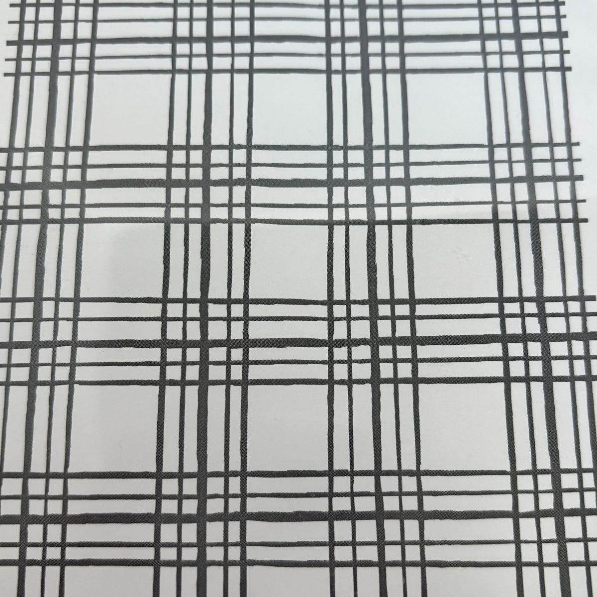 Stampin Up Cling Rubber Stamp Sketched Plaid Background Christmas Cardmaking Big