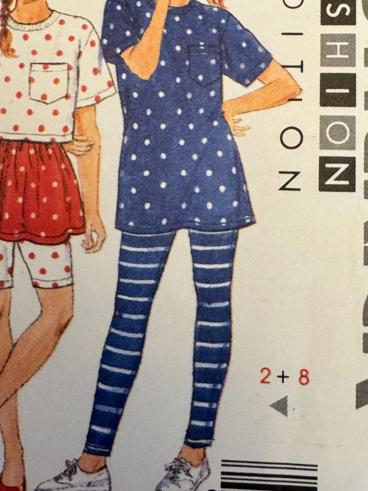 Butterick Sewing Pattern 5342 Fashion Addition Easy Girls Dress Top Skirt 7 8 10