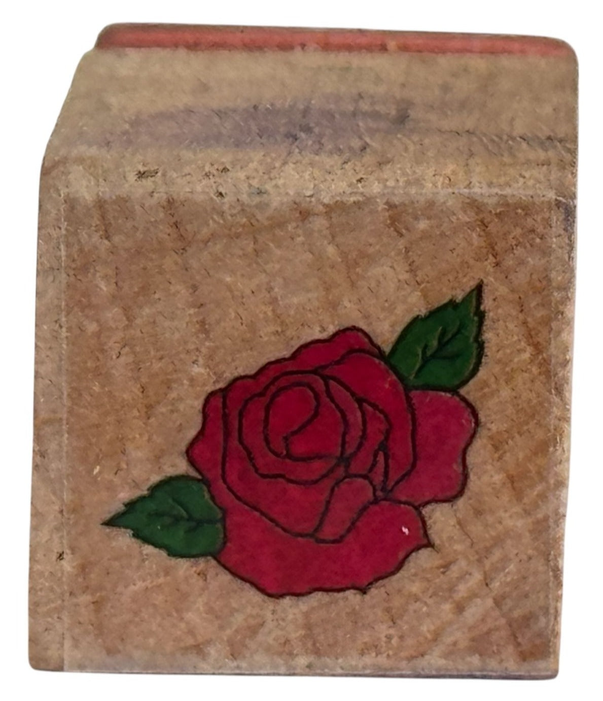 Small Rose Rubber Stamp Valentines Romance Anniversary Mothers Day Card Making