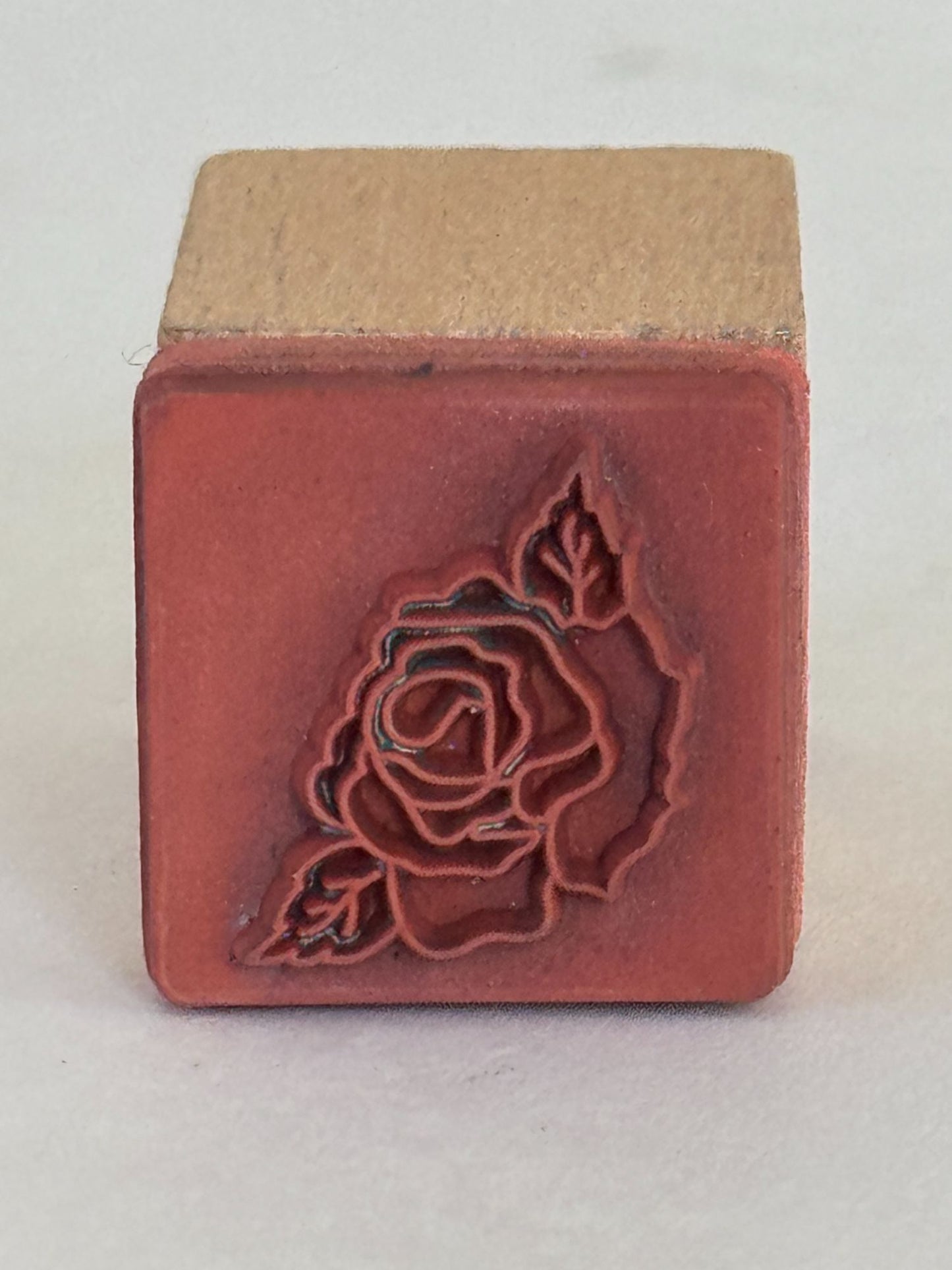 Small Rose Rubber Stamp Valentines Romance Anniversary Mothers Day Card Making