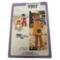 Simplicity Sewing Pattern 9397 Toddlers Jumpsuit 2T 3T Summer Outfit 1980 Uncut
