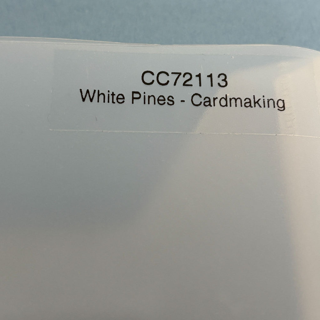CTMH Acrylic Stamps Set White Pines Christmas Cardmaking Trees Wreath My Acrylix CC72113 Winter