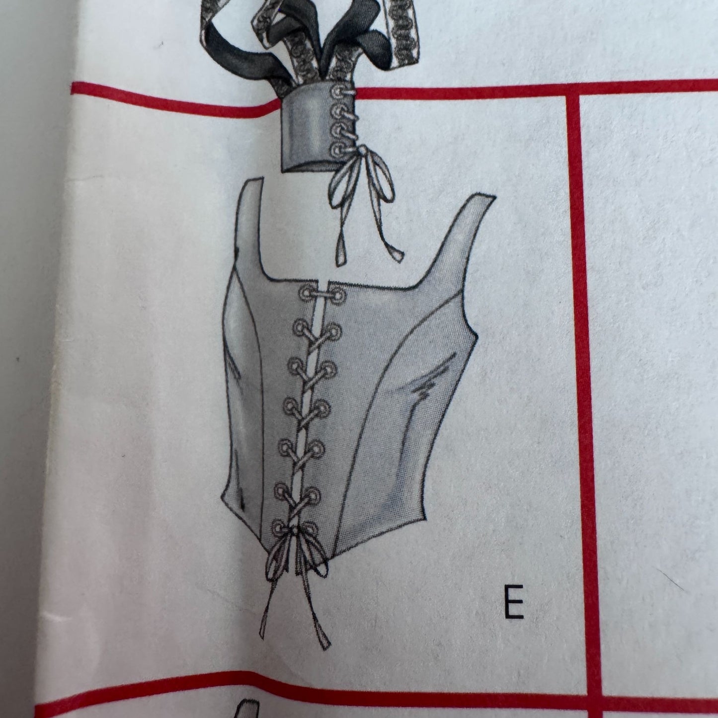 McCalls Sewing Pattern 4107 Renaissance Corset Top Peasant Blouse Costume 14-20 Uncut