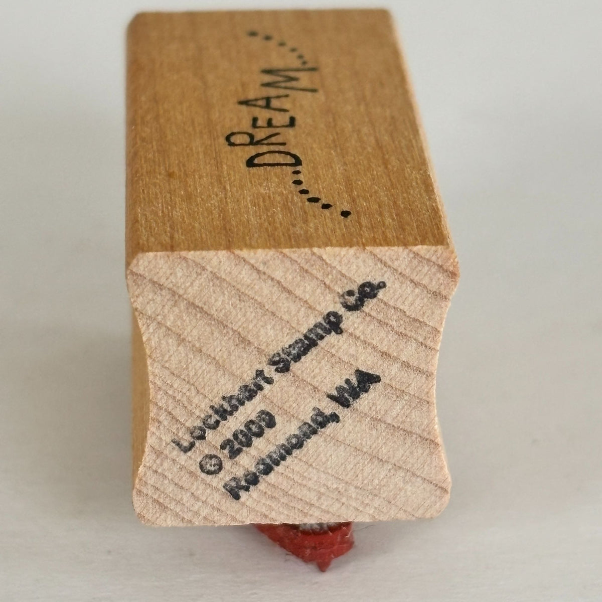 Lockheart Stamp Co Rubber Stamp Dream Cardmaking Word Inspirational Sentiment Journaling Craft