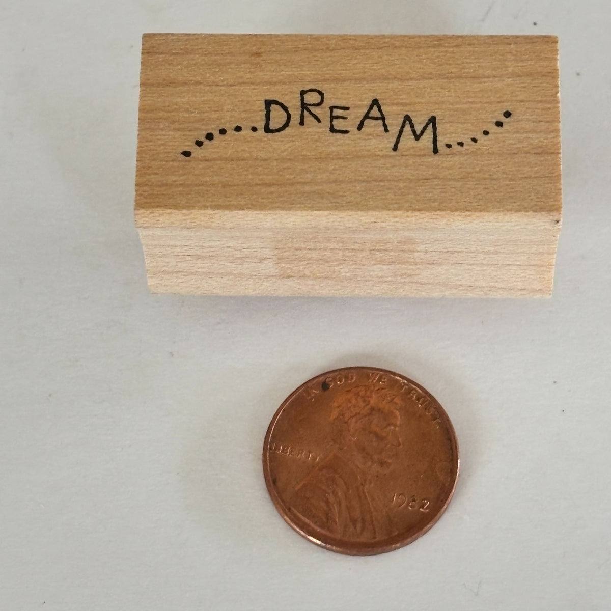 Lockheart Stamp Co Rubber Stamp Dream Cardmaking Word Inspirational Sentiment Journaling Craft