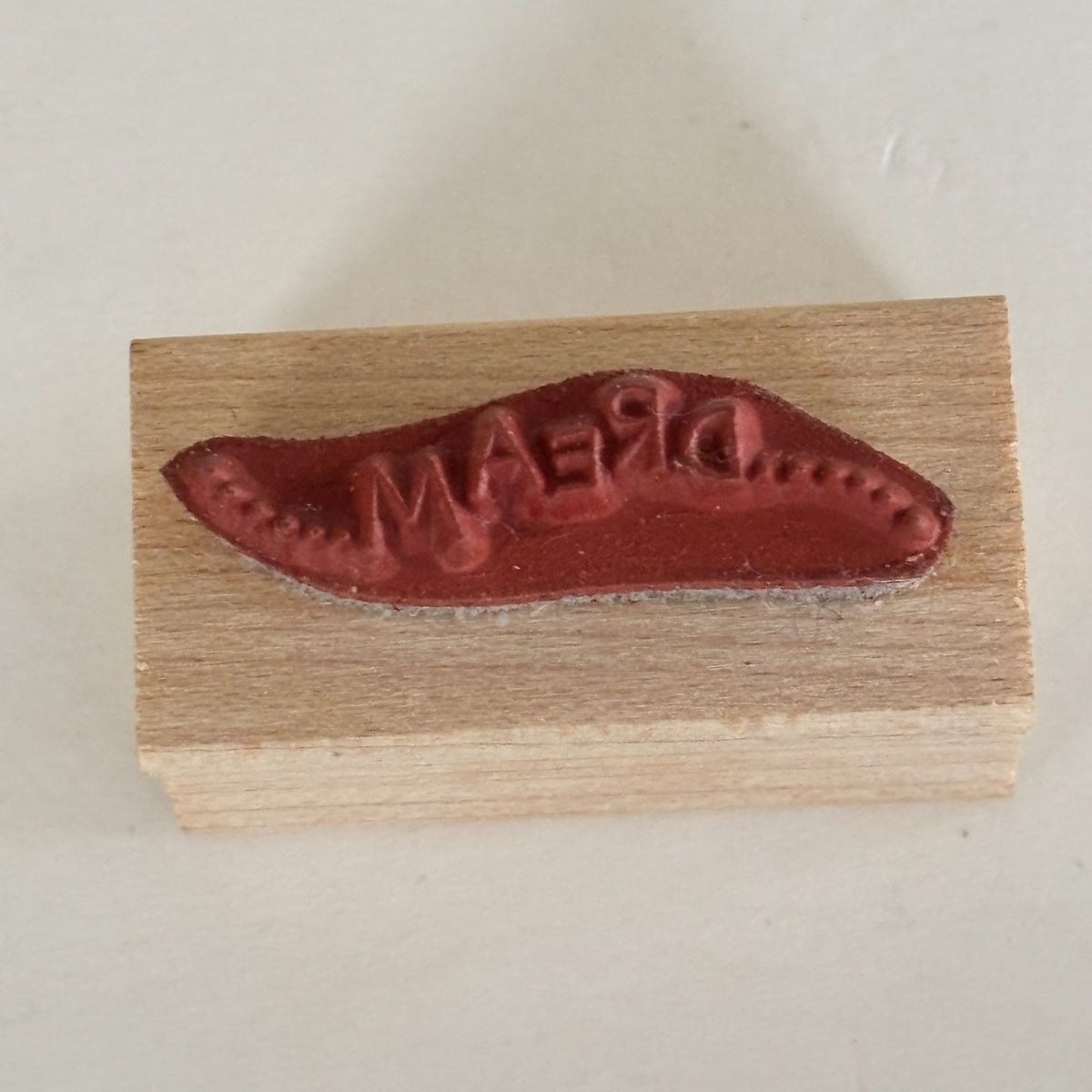 Lockheart Stamp Co Rubber Stamp Dream Cardmaking Word Inspirational Sentiment Journaling Craft