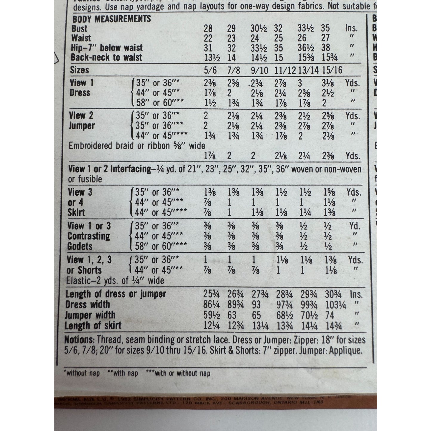 Simplicity Sewing Pattern 5598 Young Junior Teen Cheerleader Skating Costumes UC
