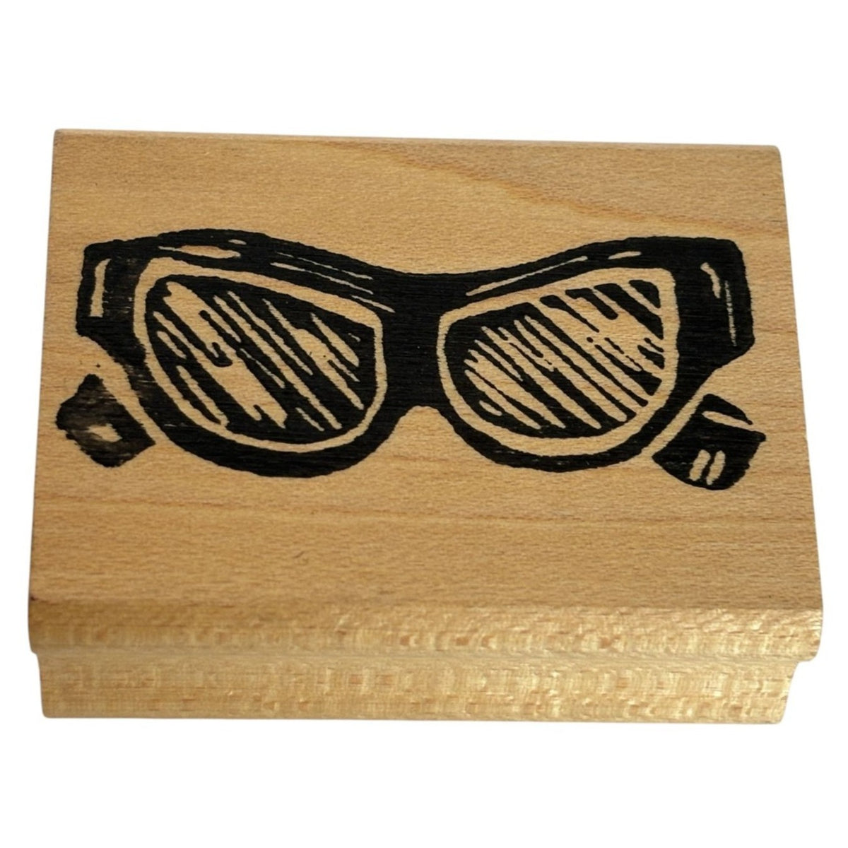 Sunglasses Rubber Stamp Ski Goggles Winter Sports Card Making