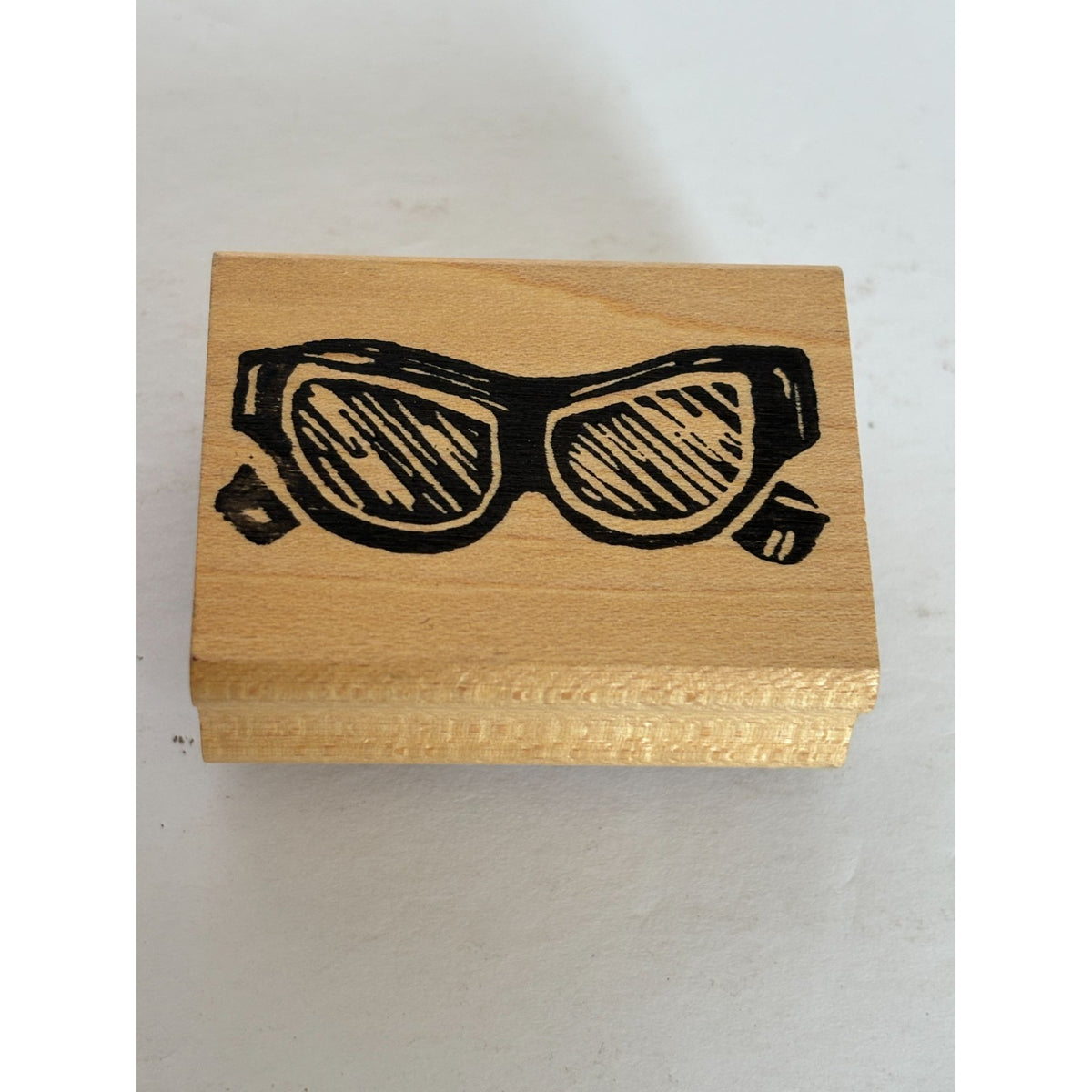 Sunglasses Rubber Stamp Ski Goggles Winter Sports Card Making
