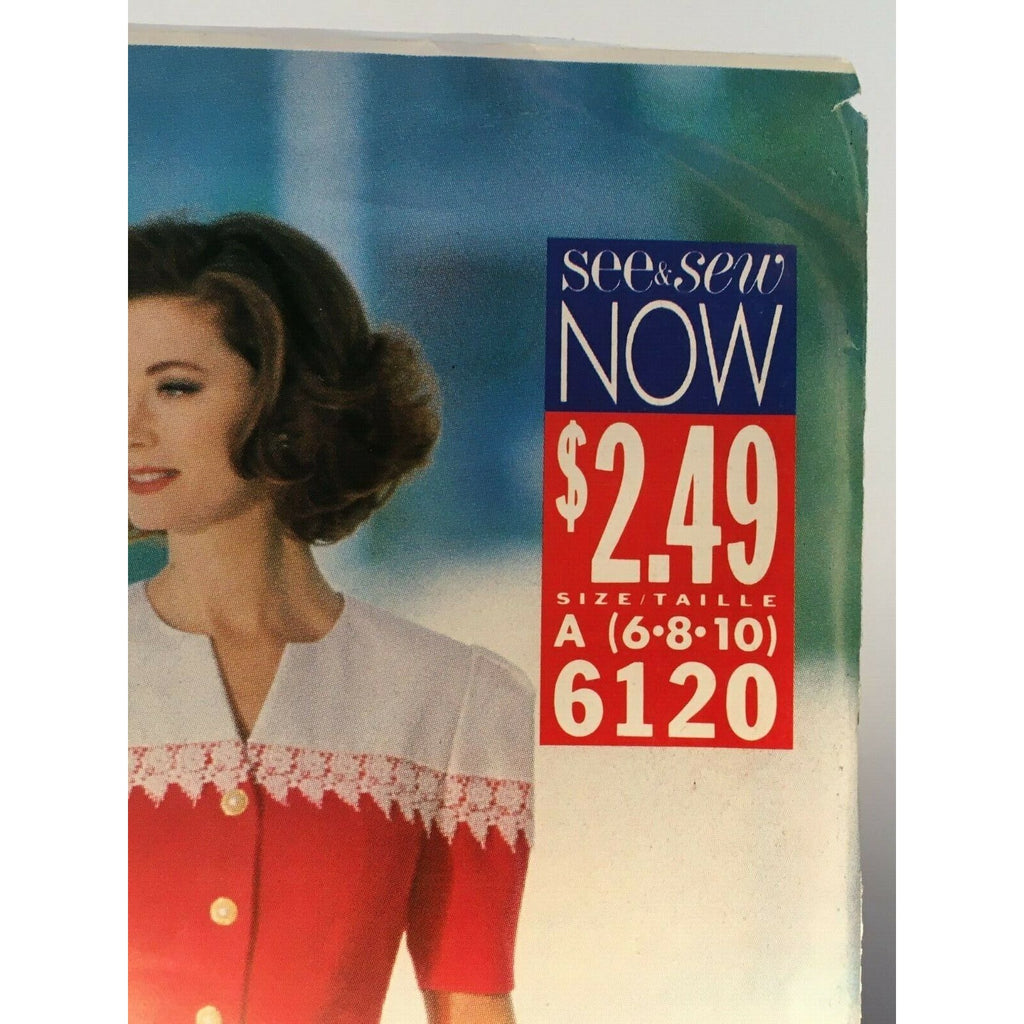 Butterick See Sew Sewing Pattern 6120 Top Skirt Career Outfit Easy 12 14 16 UC