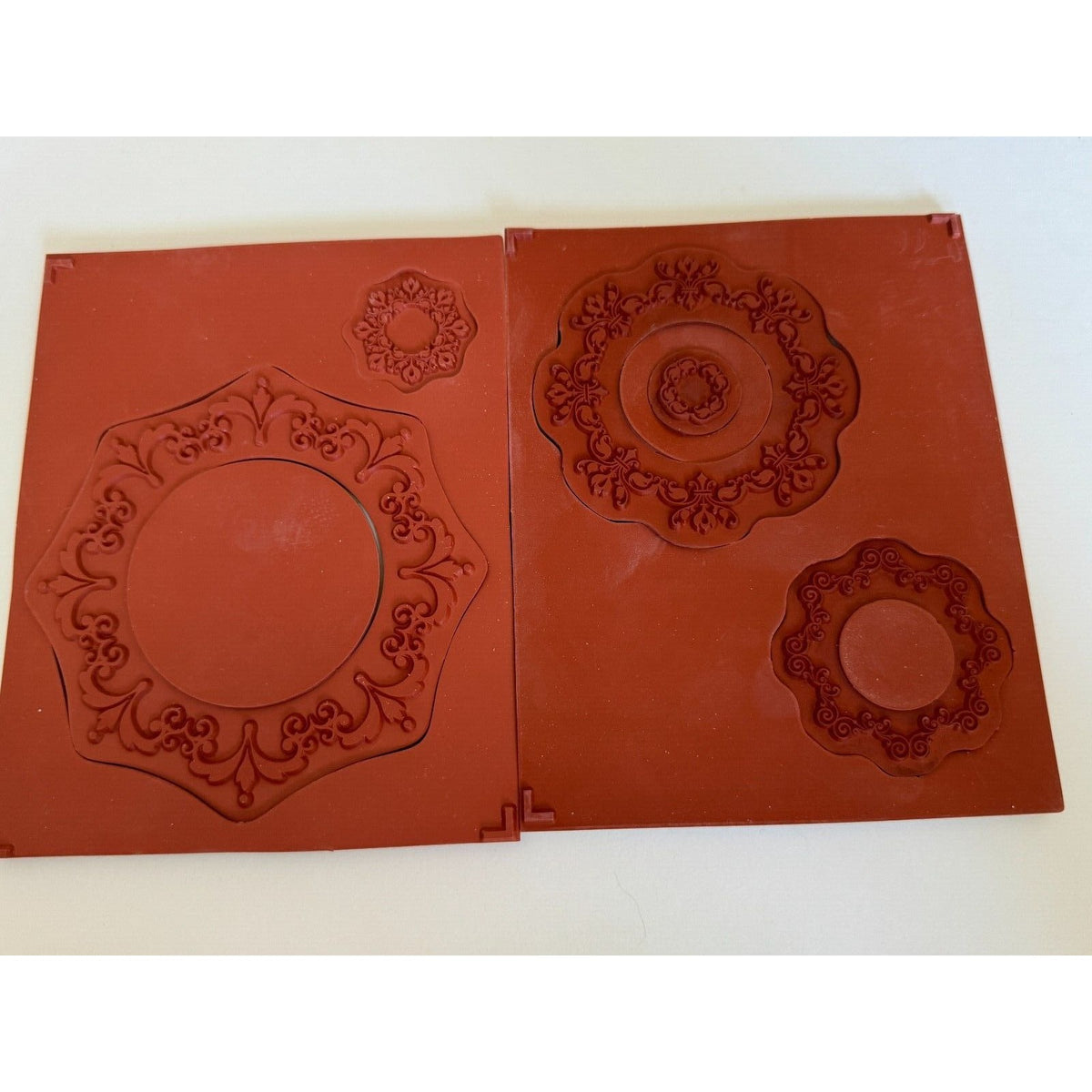 Stampin Up Cling Stamp Daydream Medallions Set 1 & 2 Framelits Dies Floral Frame