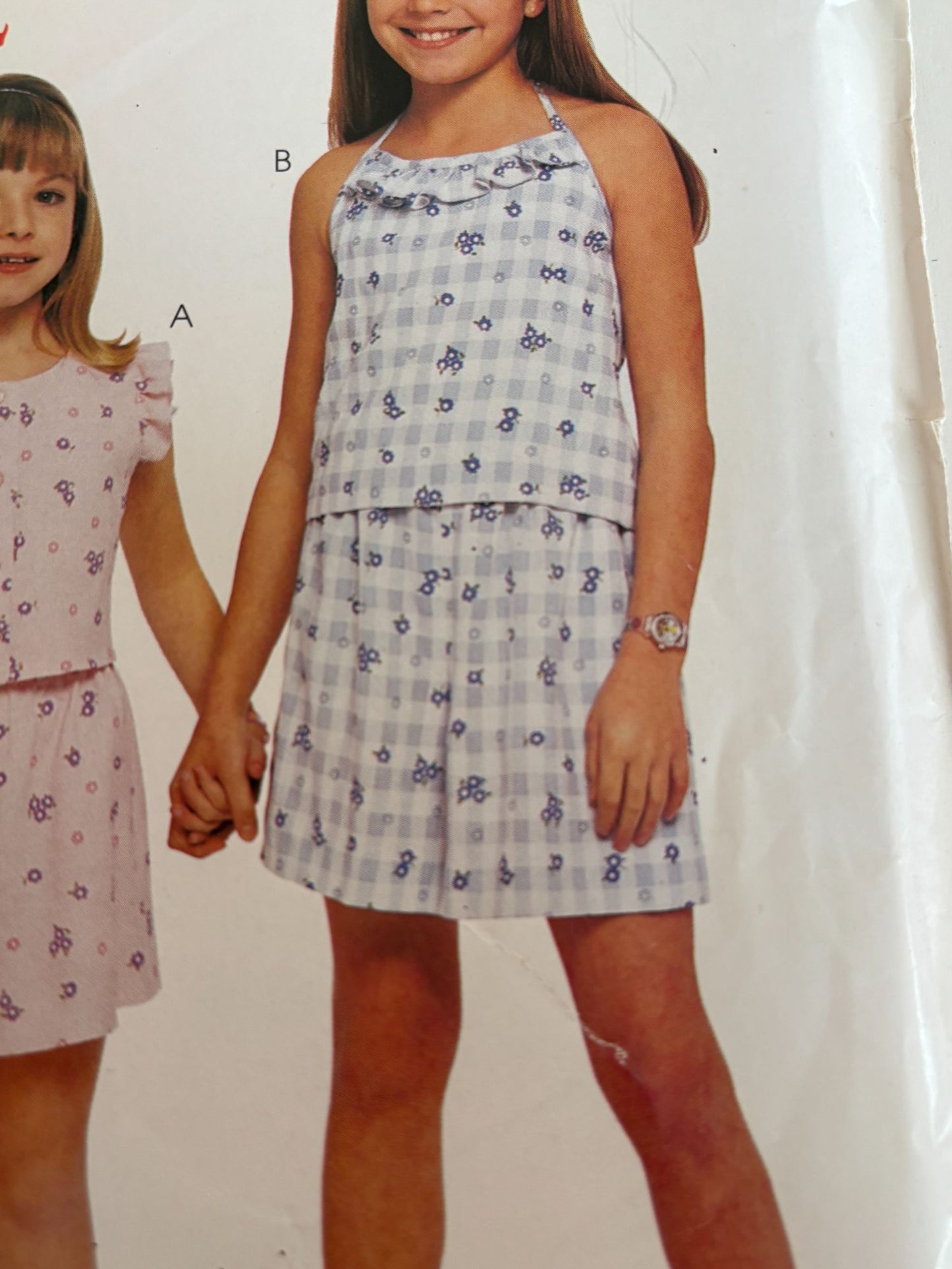McCalls Sewing Pattern 2167 Girls Top and Shorts Set Summer Outfit Easy 3-6 UC