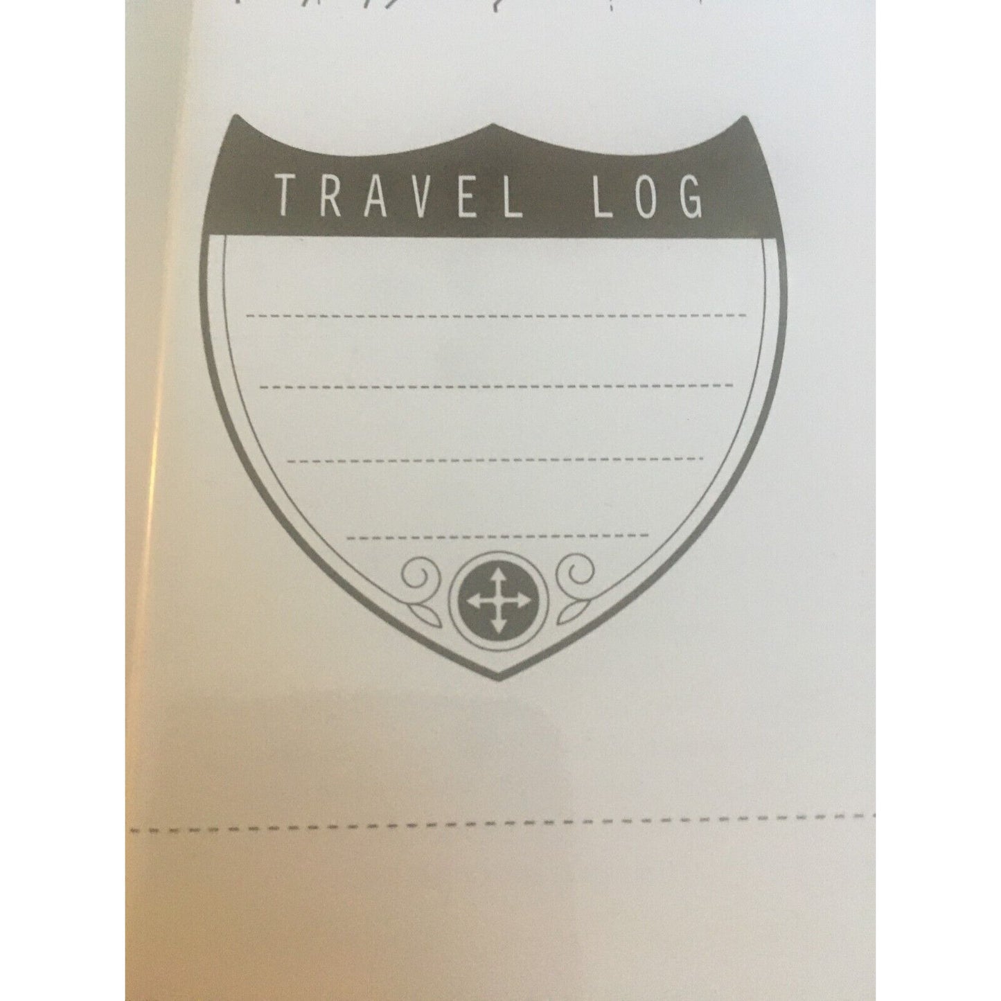 Stampin Up Clear Mount Stamp Set Travel Log Adventure Itinerary Interstate Map
