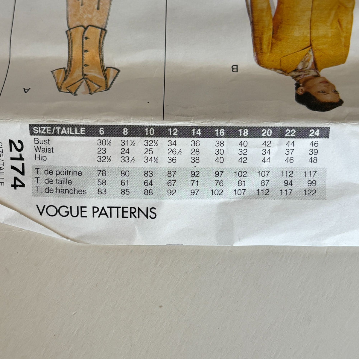 Vogue Sewing Pattern 2174 Jacket Skirt 90s Minimalist Quiet Luxury Uncut 8-12 Career Suit