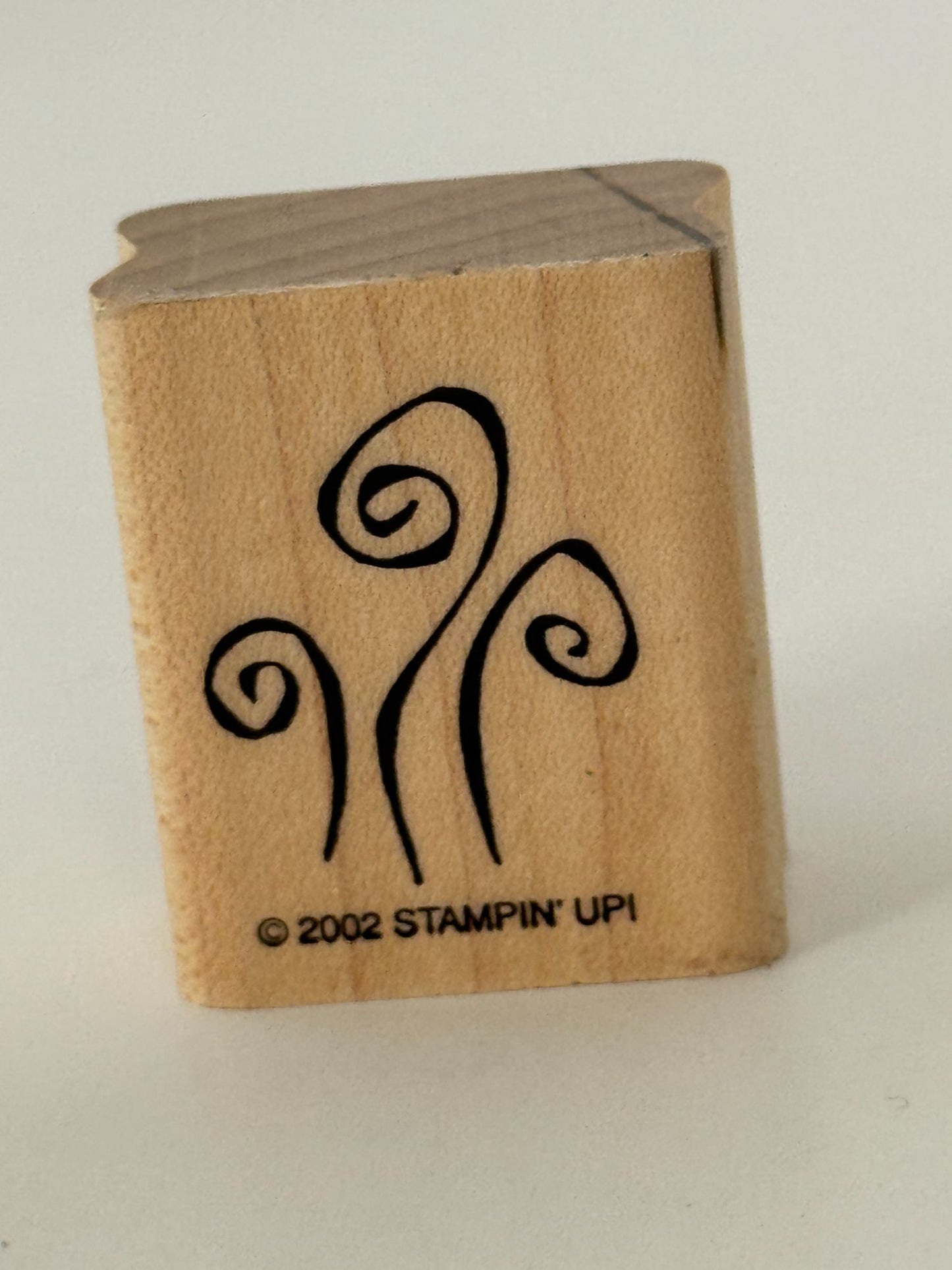 Stampin Up! Rubber Stamps Coffee Mug with Steam Swirls Tea Cup Heart Card Making