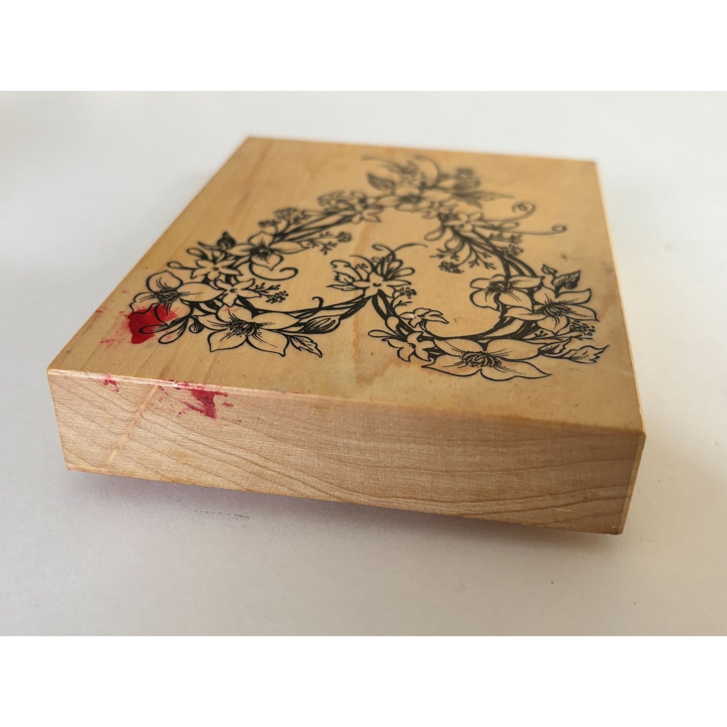 PSX Rubber Stamp Floral Heart Jasmine Flowers Spring Mothers Day Cardmaking Large