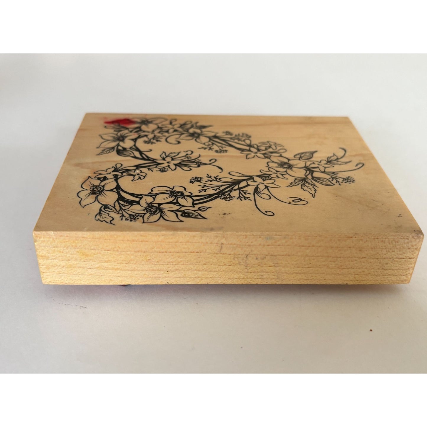 PSX Rubber Stamp Floral Heart Jasmine Flowers Spring Mothers Day Cardmaking Large