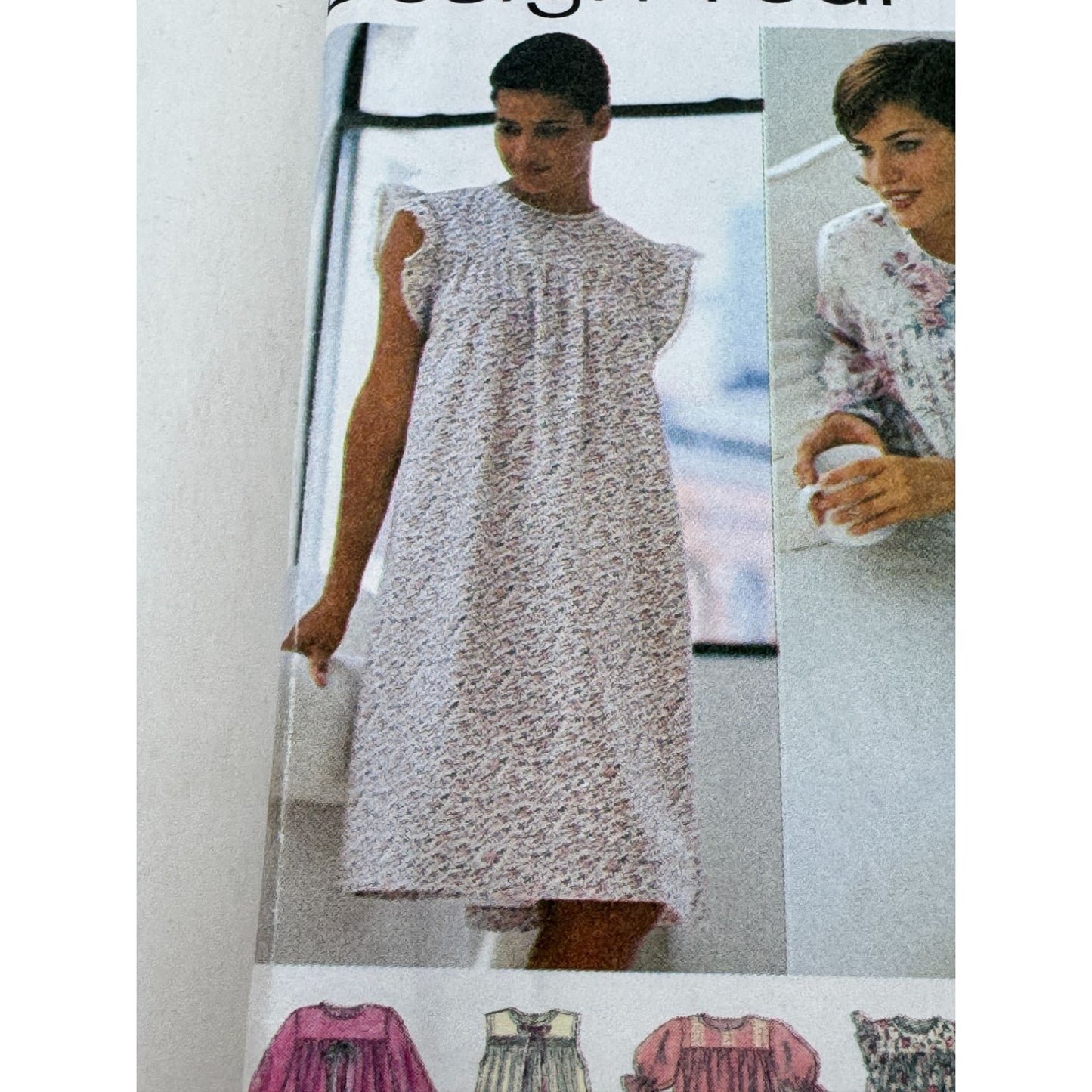 Simplicity Sewing Pattern 9289 Design Your Own Nightgown Pajamas Easy XS-M Uncut