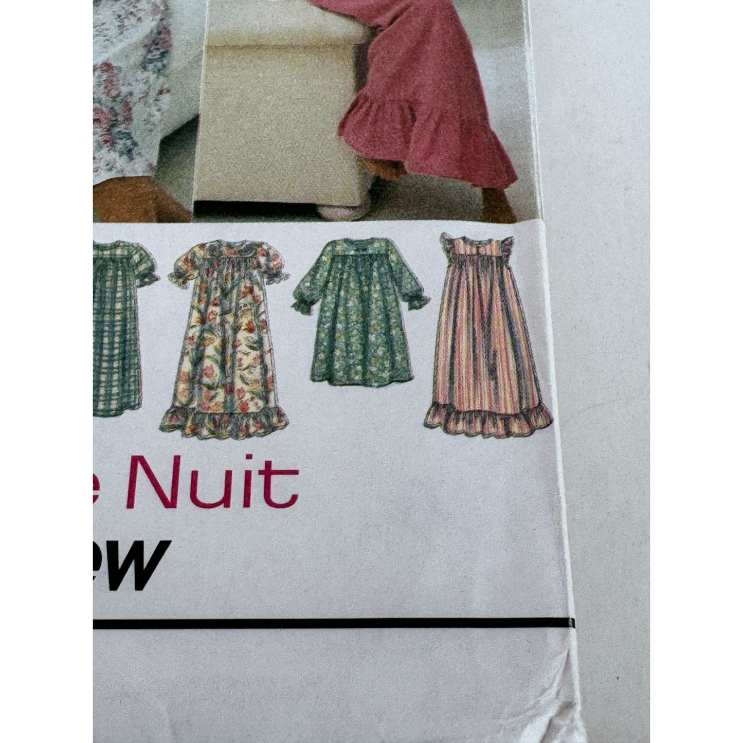 Simplicity Sewing Pattern 9289 Design Your Own Nightgown Pajamas Easy XS-M Uncut