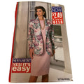 Butterick See Sew Sewing Pattern 6118 Jacket Dress Outfit Work Easy 6 8 10 Uncut
